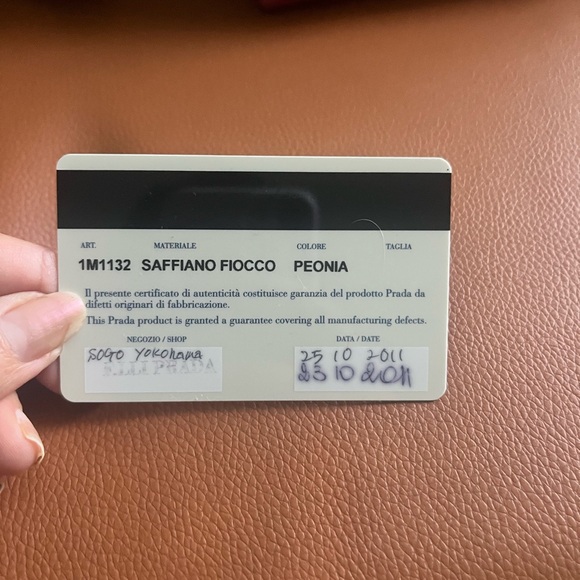 COPY - Authentic with COA Pink Prada Saffiano Long zip wallet. - Picture 14 of 14